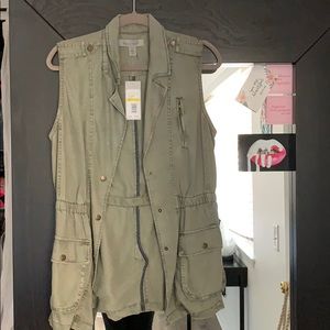 NEW Army Green Stylish Vest Kenneth Cole